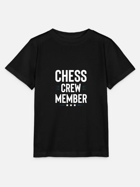 Chess Crew - Stanley/Stella Kinder T-Shirt MINI CREATOR  - Schwarz