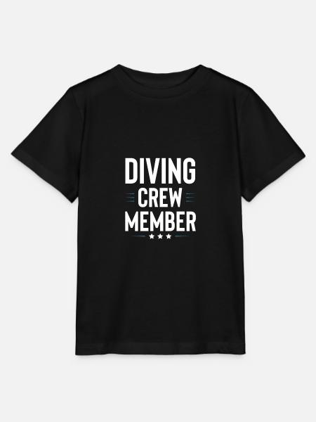 Diving Crew - Stanley/Stella Kinder T-Shirt MINI CREATOR  - Schwarz