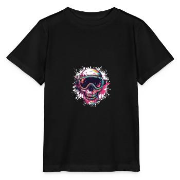 Ski Skull Masque de ski Skull - T-shirt bio MINI CREATOR Stanley/Stella Enfant - noir - Devant - Mikhail (115cm)