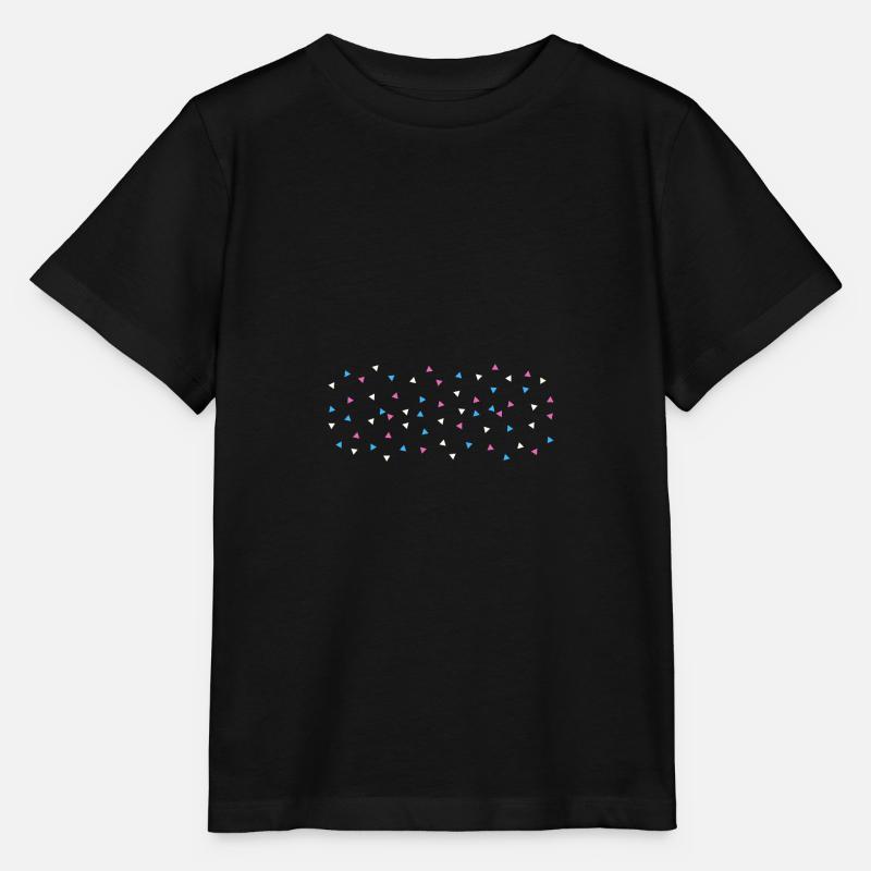 Trans Dreiecks - T-shirt bio MINI CREATOR Stanley/Stella Enfant - noir