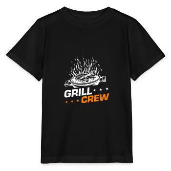 Grill Crew Grilling - Stanley/Stella MINI CREATOR Kids’ T-Shirt - black - Front - Mikhail (115cm)