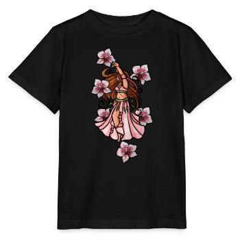 Bauchtanz Orchideen - Stanley/Stella Kinder T-Shirt MINI CREATOR  - Schwarz - Vorne - Mikhail (115cm)