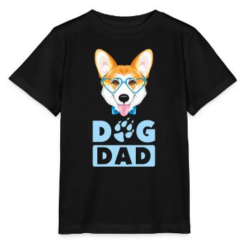 Walisischer Corgi Hund Vater - Stanley/Stella Kinder T-Shirt MINI CREATOR  - Schwarz - Vorne - Mikhail (115cm)