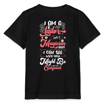 Tailor Thread Pants Bespoke Tailor - Stanley/Stella MINI CREATOR Kids’ T-Shirt - black - Front - Mikhail (115cm)