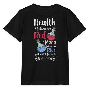 Potion Naturopath Natural - Stanley/Stella MINI CREATOR Kids’ T-Shirt - black - Front - Mikhail (115cm)