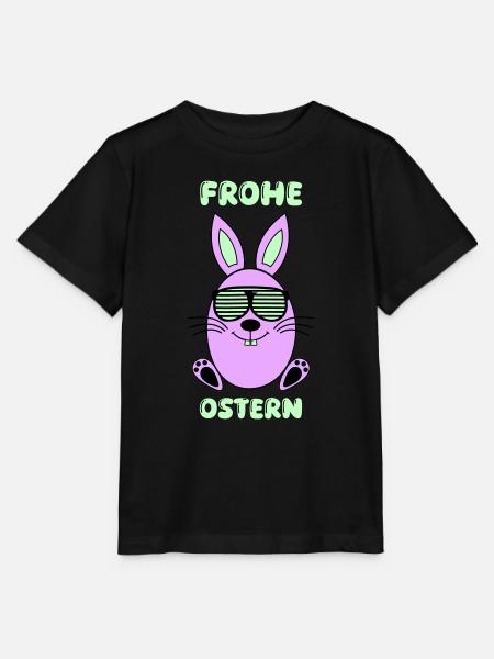 frohe ostern hase - Stanley/Stella Kinder T-Shirt MINI CREATOR  - Schwarz