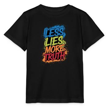 Les lies more truth - T-shirt bio MINI CREATOR Stanley/Stella Enfant - noir - Devant - Mikhail (115cm)
