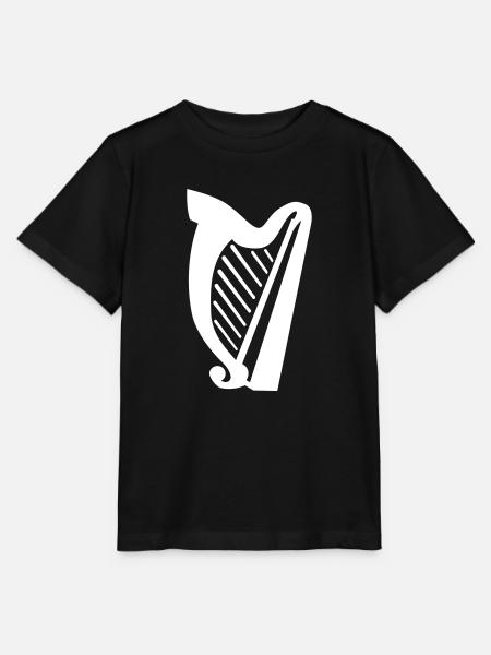 Harfe - Stanley/Stella Kinder T-Shirt MINI CREATOR  - Schwarz