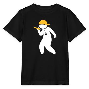 Hiphop Rapper - Stanley/Stella Kinder T-Shirt MINI CREATOR  - Schwarz - Vorne - Mikhail (115cm)