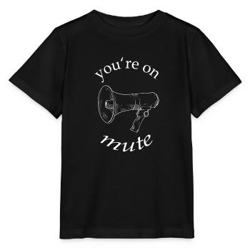 Désactiver le mégaphone de réunion de réunion - T-shirt bio MINI CREATOR Stanley/Stella Enfant - noir - Devant - Mikhail (115cm)