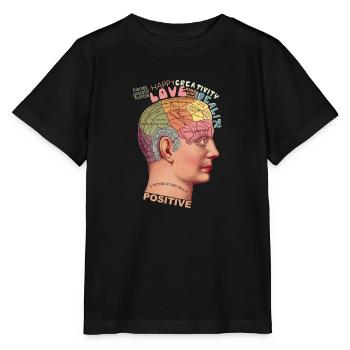 bonne santé - T-shirt bio MINI CREATOR Stanley/Stella Enfant - noir - Devant - Mikhail (115cm)