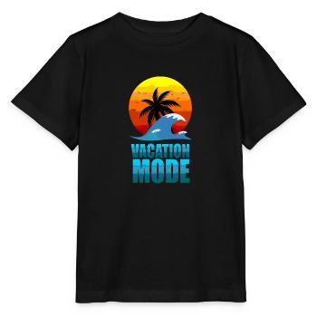 Vacation Mode - Stanley/Stella MINI CREATOR Kids’ T-Shirt - black - Front - Mikhail (115cm)