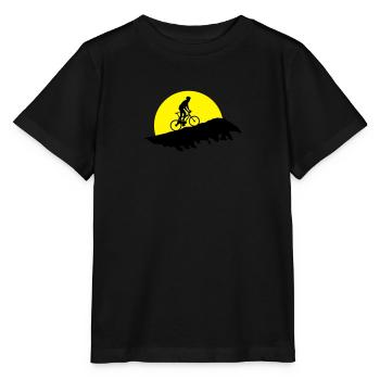 Mountain biking, cycling - T-shirt bio MINI CREATOR Stanley/Stella Enfant - noir - Devant - Mikhail (115cm)