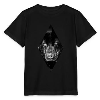 berger allemand - T-shirt bio MINI CREATOR Stanley/Stella Enfant - noir - Devant - Mikhail (115cm)