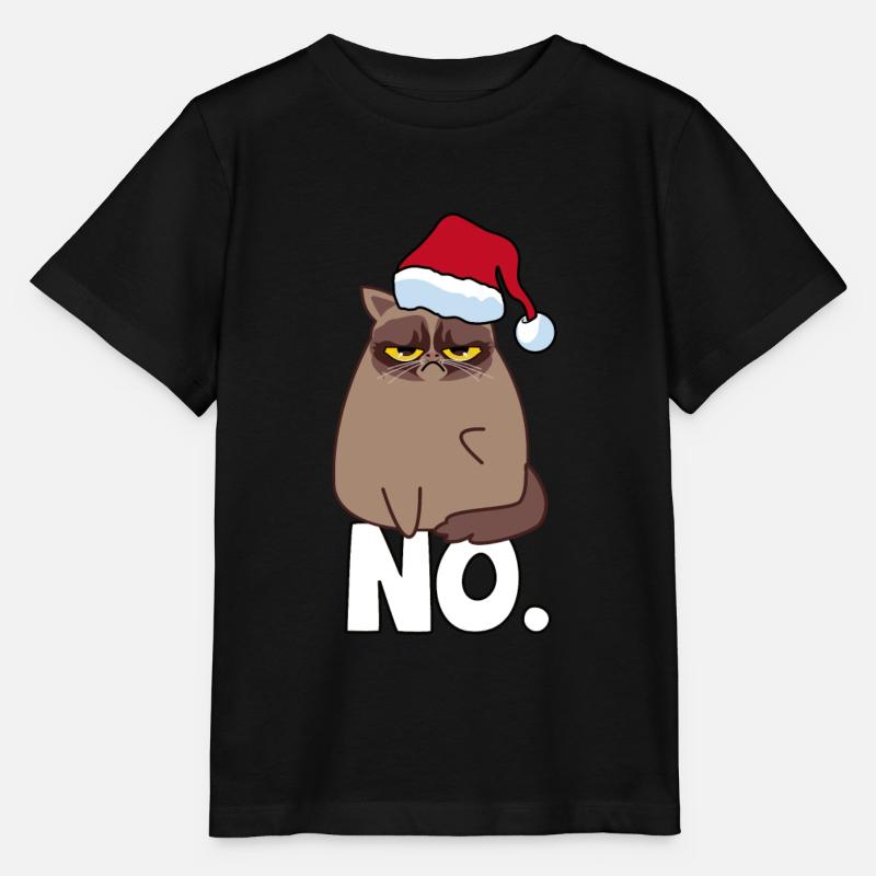 Grumpy Cat Ugly Sweater - Stanley/Stella Kinder T-Shirt MINI CREATOR  - Schwarz