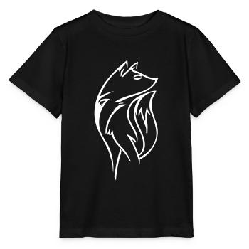 Cleverer Fuchs Vector - Stanley/Stella Kinder T-Shirt MINI CREATOR  - Schwarz - Vorne - Mikhail (115cm)