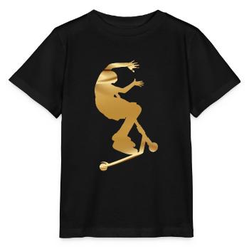trottinette freestyle - T-shirt bio MINI CREATOR Stanley/Stella Enfant - noir - Devant - Mikhail (115cm)