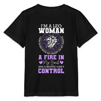 Horoskop Sternbild Geburtsmonat - Stanley/Stella Kinder T-Shirt MINI CREATOR  - Schwarz - Vorne - Mikhail (115cm)