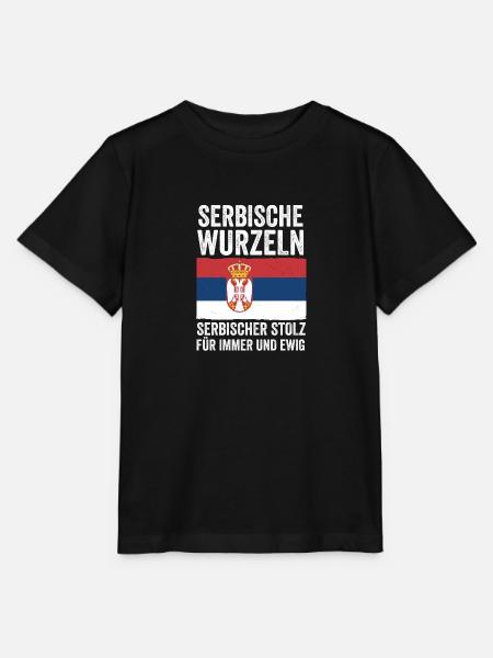 Serben Serbisch Serbien - Stanley/Stella Kinder T-Shirt MINI CREATOR  - Schwarz