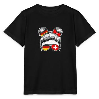 Suisse Allemagne Suisse - T-shirt bio MINI CREATOR Stanley/Stella Enfant - noir - Devant - Mikhail (115cm)
