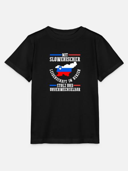 Slowenen Slowenien - Stanley/Stella Kinder T-Shirt MINI CREATOR - Schwarz