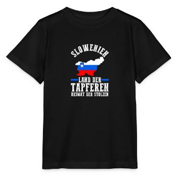 Slovènes Slovénie - T-shirt bio MINI CREATOR Stanley/Stella Enfant - noir - Devant - Mikhail (115cm)
