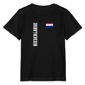 Pays-Bas Pays-Bas - T-shirt bio MINI CREATOR Stanley/Stella Enfant - noir - Devant - Mikhail (115cm)
