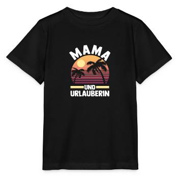 Vacancier Mère Maman - T-shirt bio MINI CREATOR Stanley/Stella Enfant - noir - Devant - Mikhail (115cm)