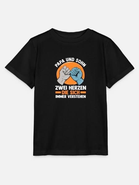 Papa Und Sohn - Stanley/Stella T-shirt MINI CREATOR til børn - sort