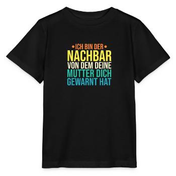 Neighborhood Best Neighbor - Stanley/Stella MINI CREATOR Kids’ T-Shirt - black - Front - Mikhail (115cm)