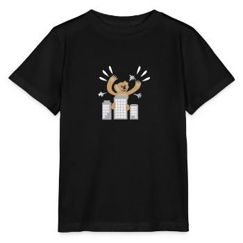 Angry Koala Kong Koalas Gorilla Wolkenkratzer - Stanley/Stella Kinder T-Shirt MINI CREATOR  - Schwarz - Vorne - Mikhail (115cm)