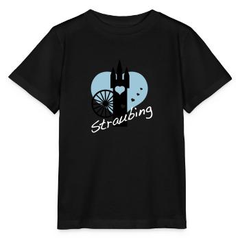 i love straubing - Stanley/Stella Kinder T-Shirt MINI CREATOR  - Schwarz - Vorne - Mikhail (115cm)