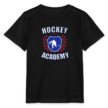 Hockey Academy 2 - Stanley/Stella Kinder T-Shirt MINI CREATOR  - Schwarz - Vorne - Mikhail (115cm)