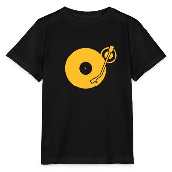 DJ Turntables Turntable Tonearm Record - Stanley/Stella MINI CREATOR Kids’ T-Shirt - black - Front - Mikhail (115cm)