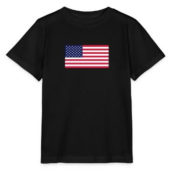 USA! - Stanley/Stella MINI CREATOR Kids’ T-Shirt - black - Front - Mikhail (115cm)
