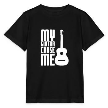 Gitarre witziger Spruch - Stanley/Stella Kinder T-Shirt MINI CREATOR  - Schwarz - Vorne - Mikhail (115cm)