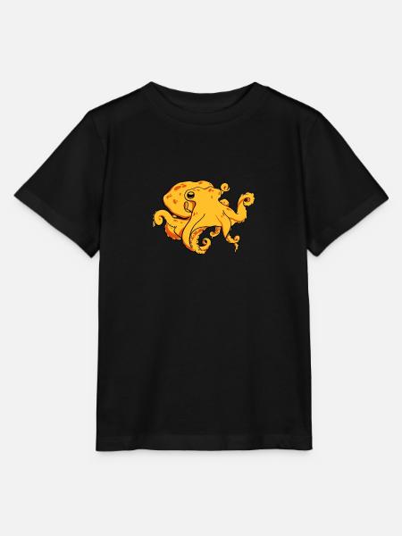 Krake - Stanley/Stella Kinder T-Shirt MINI CREATOR  - Schwarz