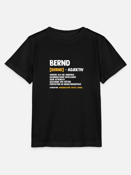 Bernd - Stanley/Stella Kinder T-Shirt MINI CREATOR  - Schwarz