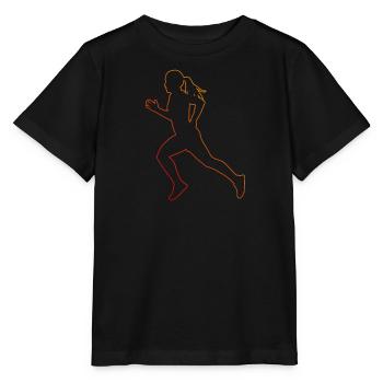Jogging Running Racing Fitness Running Women - Stanley/Stella MINI CREATOR Kids’ T-Shirt - black - Front - Mikhail (115cm)