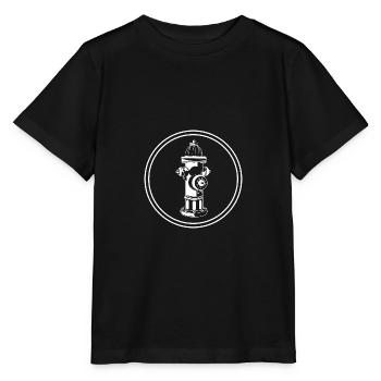 Borne d’incendie Icône Brigade de pompiers - T-shirt bio MINI CREATOR Stanley/Stella Enfant - noir - Devant - Mikhail (115cm)