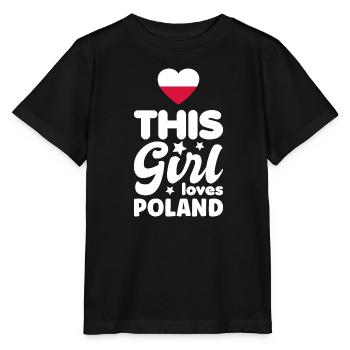 Pologne Drapeau utilisé Look Polska Drapeau polonais - T-shirt bio MINI CREATOR Stanley/Stella Enfant - noir - Devant - Mikhail (115cm)