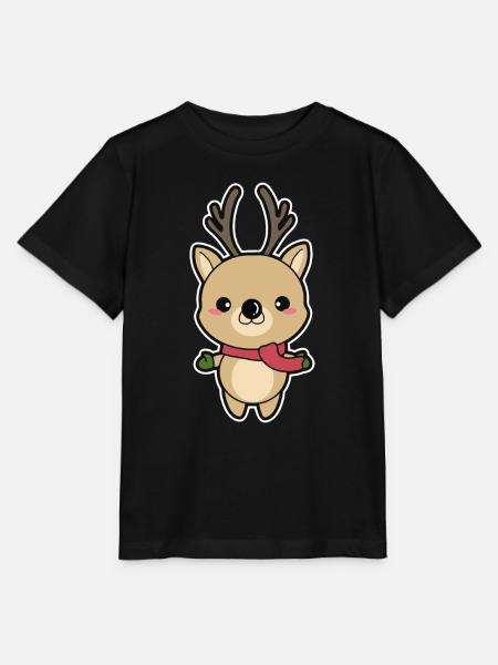 Rentier - Stanley/Stella Kinder T-Shirt MINI CREATOR - Schwarz