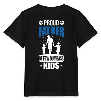 Père fier - T-shirt bio MINI CREATOR Stanley/Stella Enfant - noir - Devant - Mikhail (115cm)