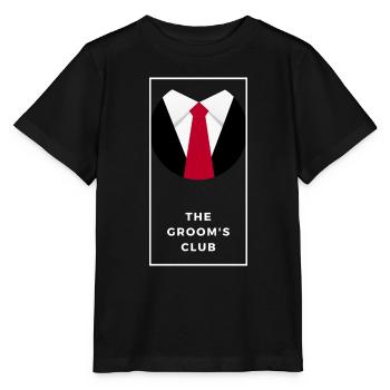 The Groom s Club - Stanley/Stella Kinder T-Shirt MINI CREATOR  - Schwarz - Vorne - Mikhail (115cm)