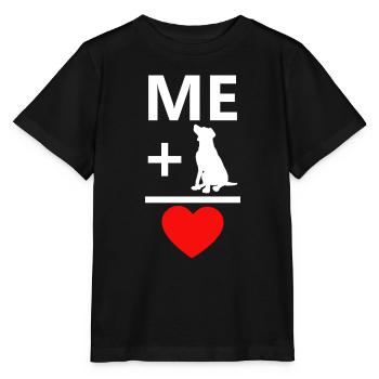 Dog Hund - Stanley/Stella Kinder T-Shirt MINI CREATOR  - Schwarz - Vorne - Mikhail (115cm)