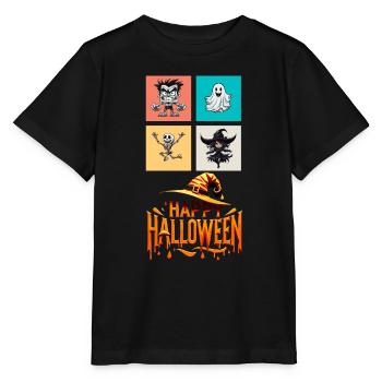 Dance of halloween: A Colorful Ensemble - Stanley/Stella MINI CREATOR Kids’ T-Shirt - black - Front - Mikhail (115cm)