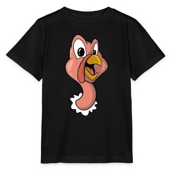 Thanksgiving Truthahn Kostüm - Stanley/Stella Kinder T-Shirt MINI CREATOR  - Schwarz - Vorne - Mikhail (115cm)