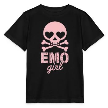 Emo Girl! - Stanley/Stella Kinder T-Shirt MINI CREATOR  - Schwarz - Vorne - Mikhail (115cm)