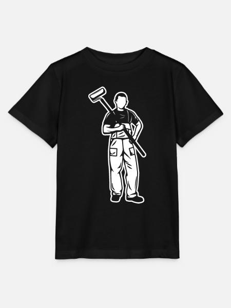 Maler Junge - Stanley/Stella Kinder T-Shirt MINI CREATOR  - Schwarz