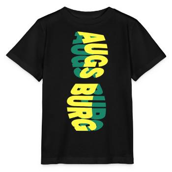 Augsburg Allemagne City Skyline Font Coloré - T-shirt bio MINI CREATOR Stanley/Stella Enfant - noir - Devant - Mikhail (115cm)